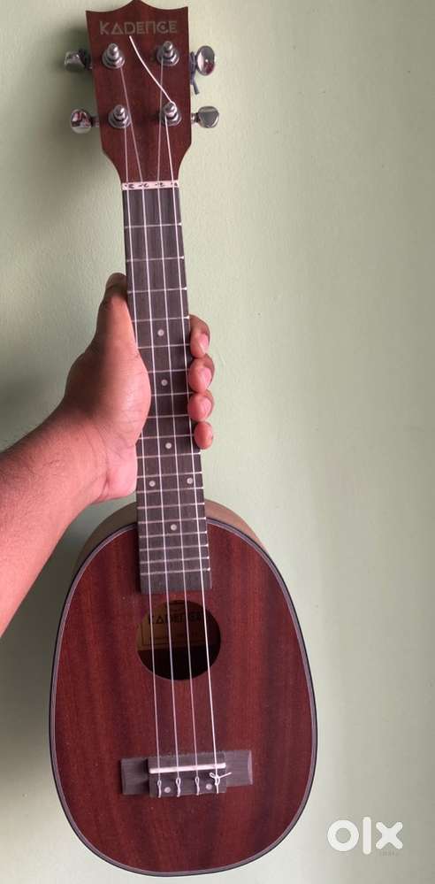 Kadence Ukulele  Size 24” Sapele Wood Ukelele, Oval Shape