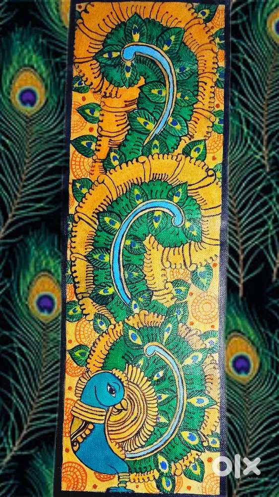 Buy this elegant Peacock Kerala Murali Painting -- Handicrafted Art