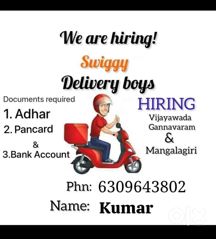 Need delivery executive
