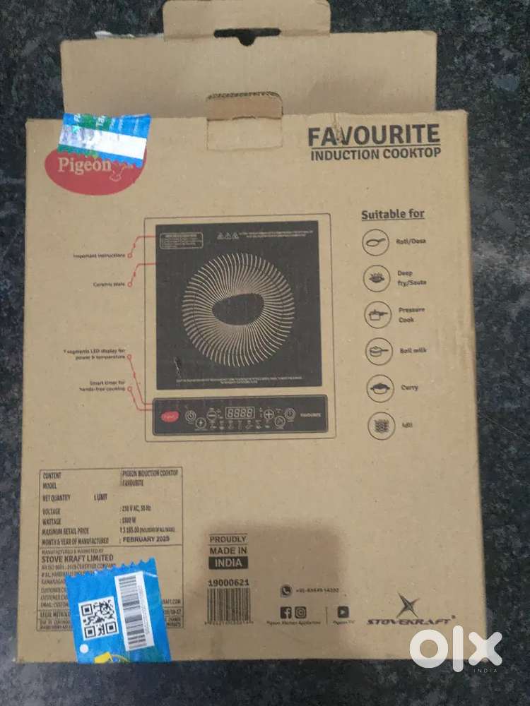 Induction cooktop