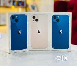 IPHONE 13 128GB SEALED WITH ONE YEAR WARRANTY AND BILL