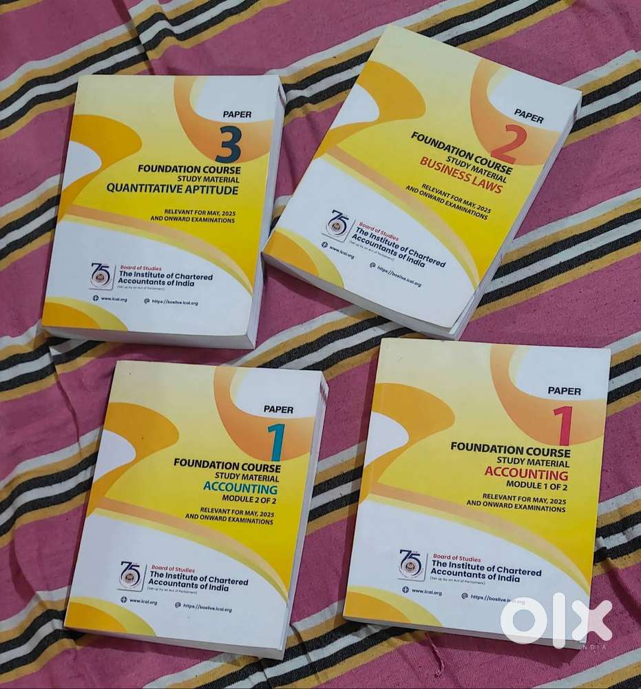 ICAI CA FOUNDATION BOOKS