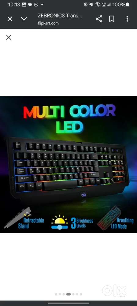 Gamming keyboard new not used company
