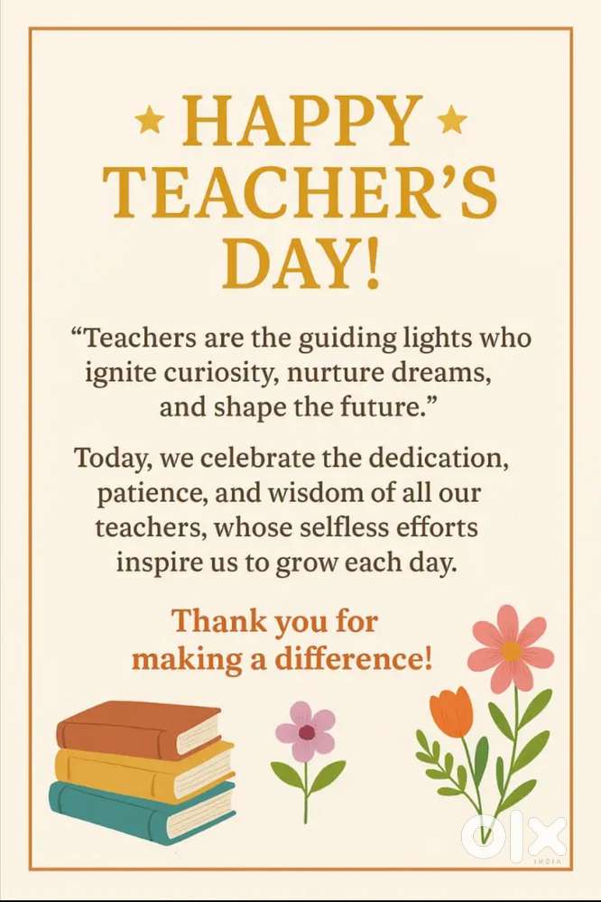 Teacher for class 3 student
