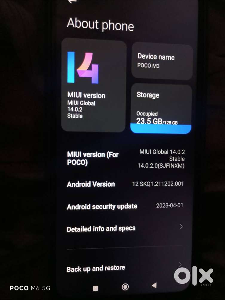 4g Poco M3, 6/128 , battery  6000AMH