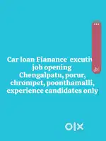 Car loan Fianance excutive jobs( chennai location)