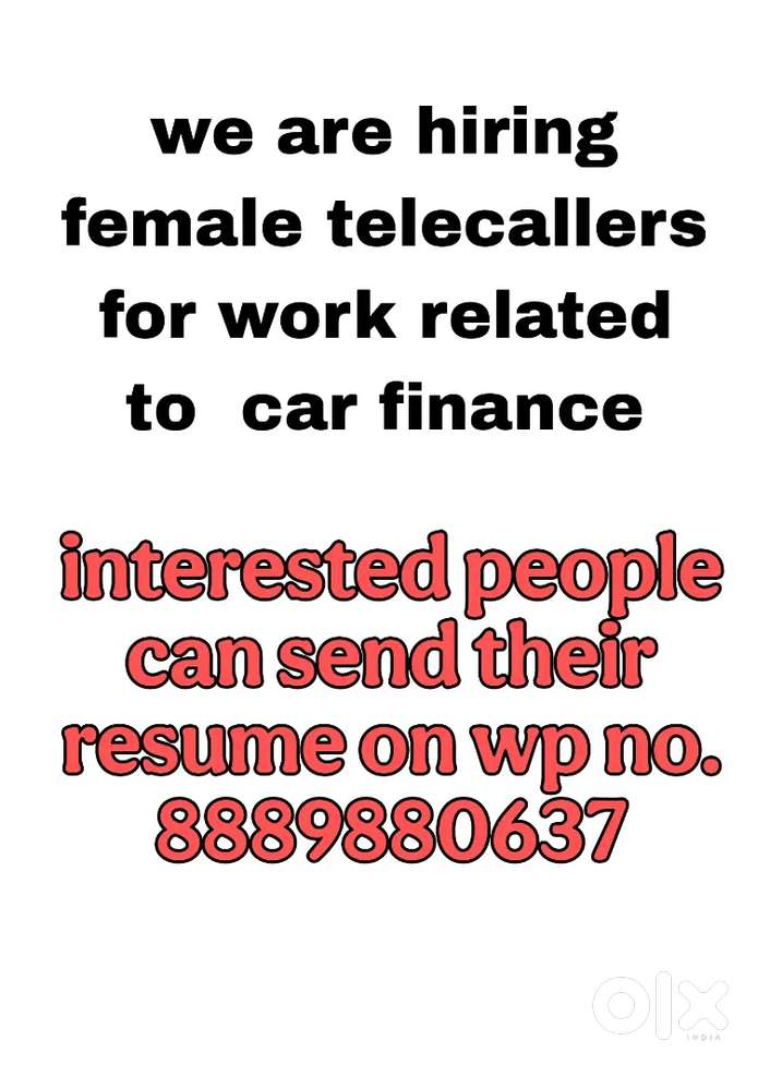 Only Female candidates are required for TELECALLING
