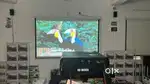 RD2 Projector 350Inch 4K 3D Watch Movies Cricket For Home Office Cafe