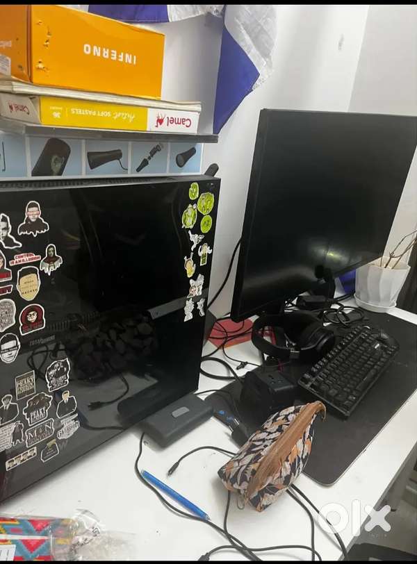 Gaming PC with Gaming Monitor and Gaming accessories for sale