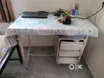 Study table/ Chair/ plastic table/ 2 matress