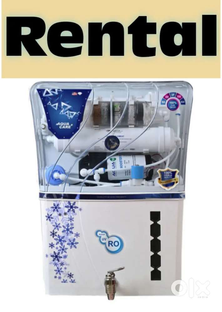 Water purifier available on rent