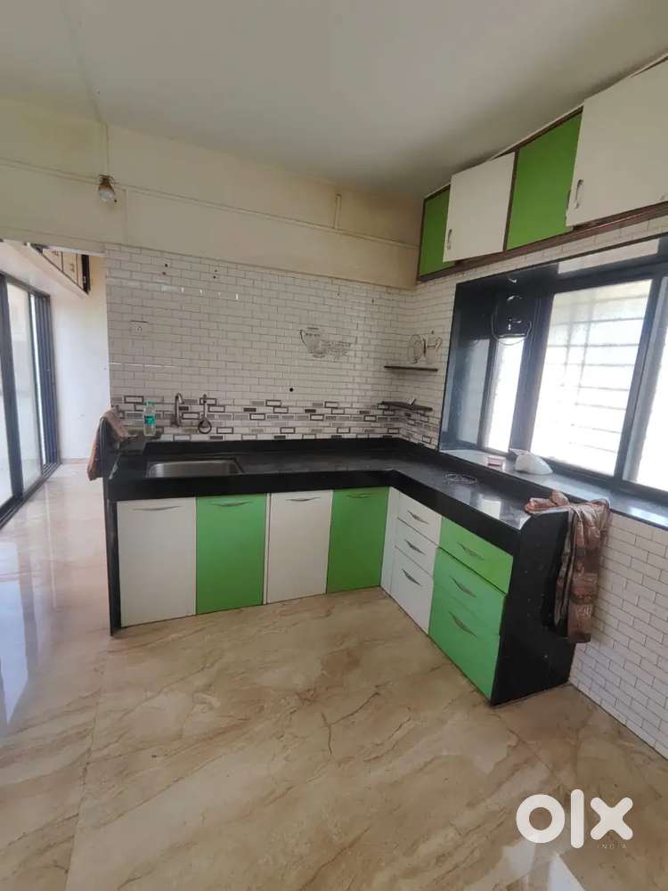 2bhk semi furniture family om soc flat rent katraj