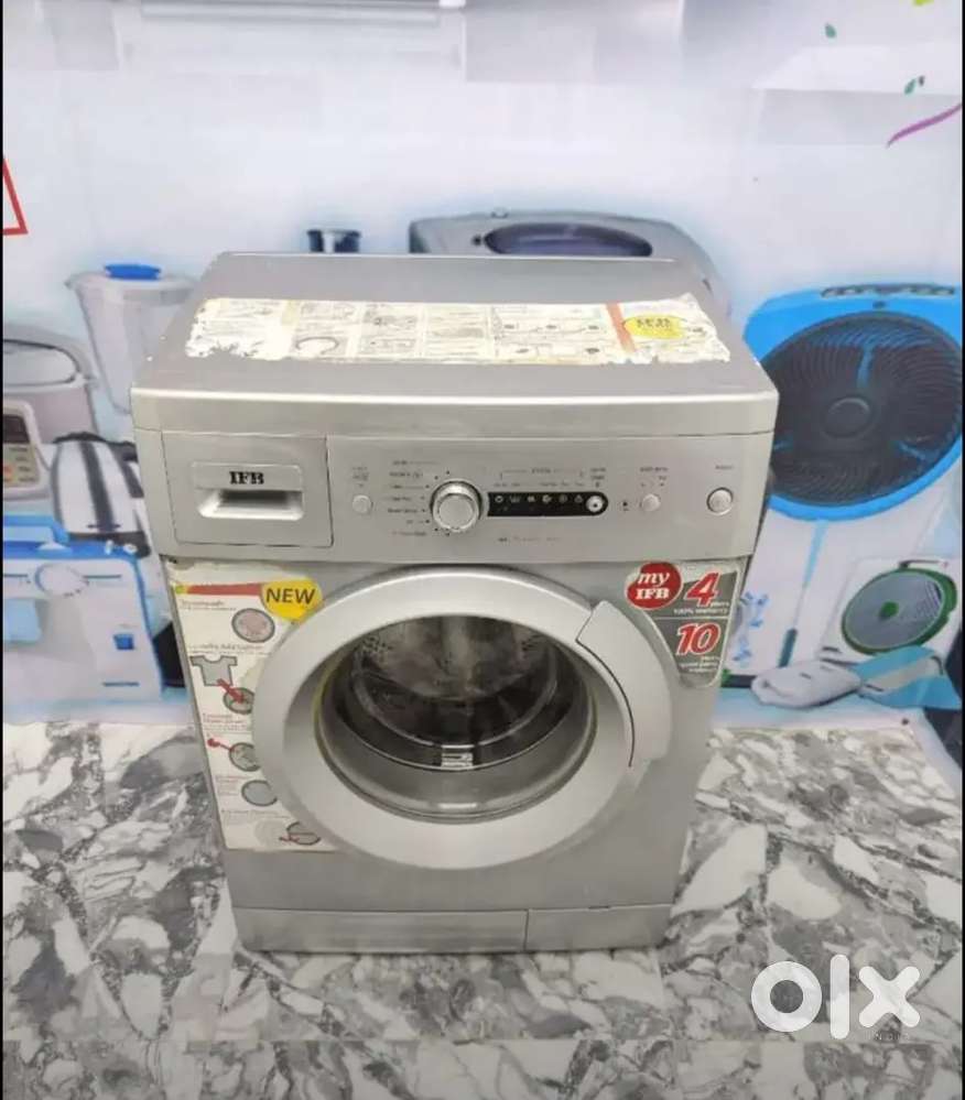 Front load grey colour fully automatic washing machine with best offer