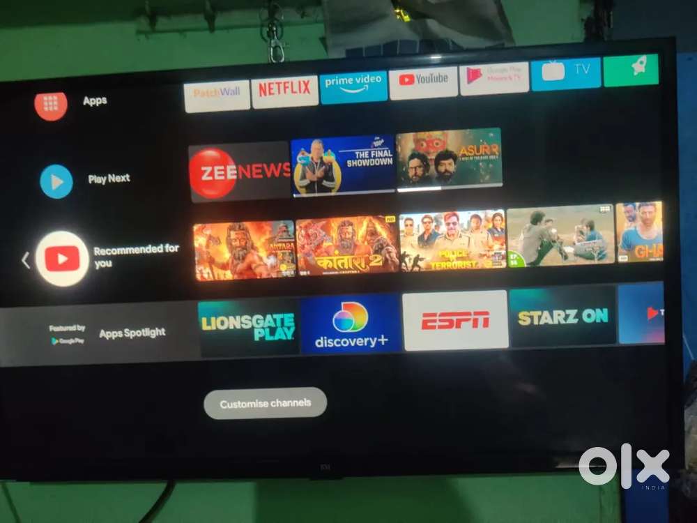 Selling my smart MI Tv in Good condition only speaker's are damage