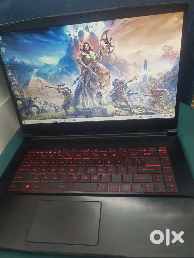 Msi gaming i7 11th gen laptop/16GB +SSD 256GB+ 1TB/4gb graphic RTX