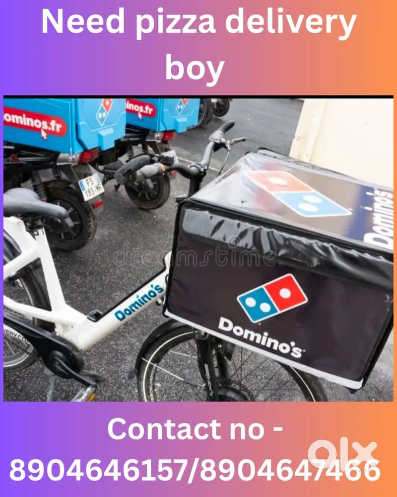 We are looking for pizza food delivery person ³⁷