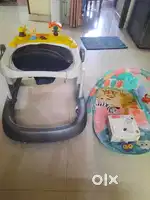 1 walker,1 breast pump,kidsmusic board