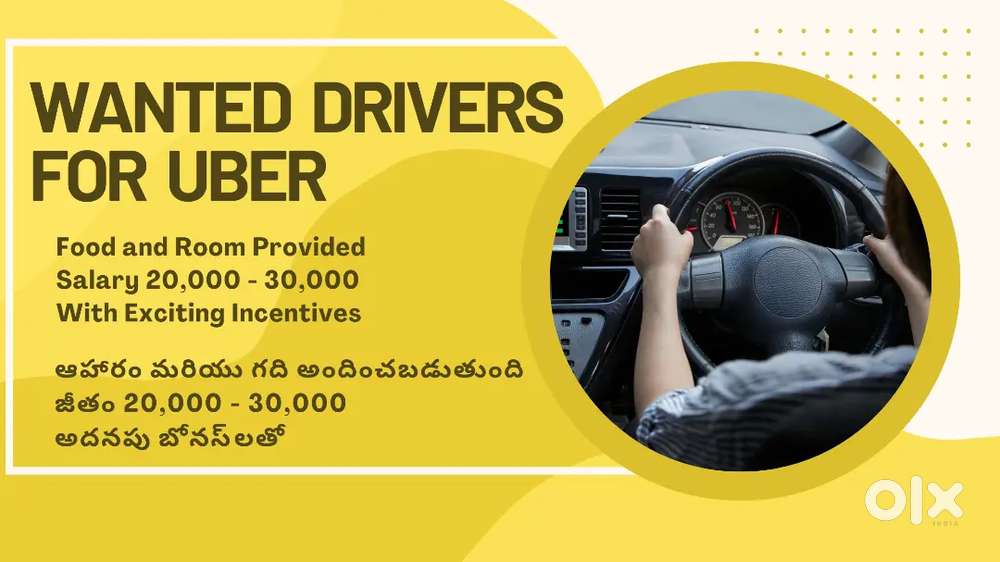 Need driver for Uber,ola, rapido