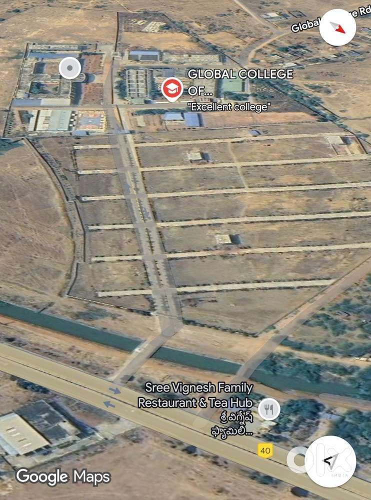 5.5 cents plot for sale beside global college