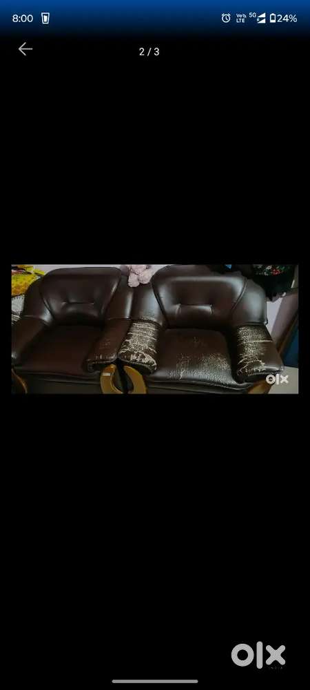 Sofa 3 seater and 2 single seater