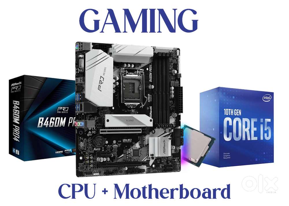 Gaming CPU and Motherboard, intel i5 10400f +ASrock B460M Pro4