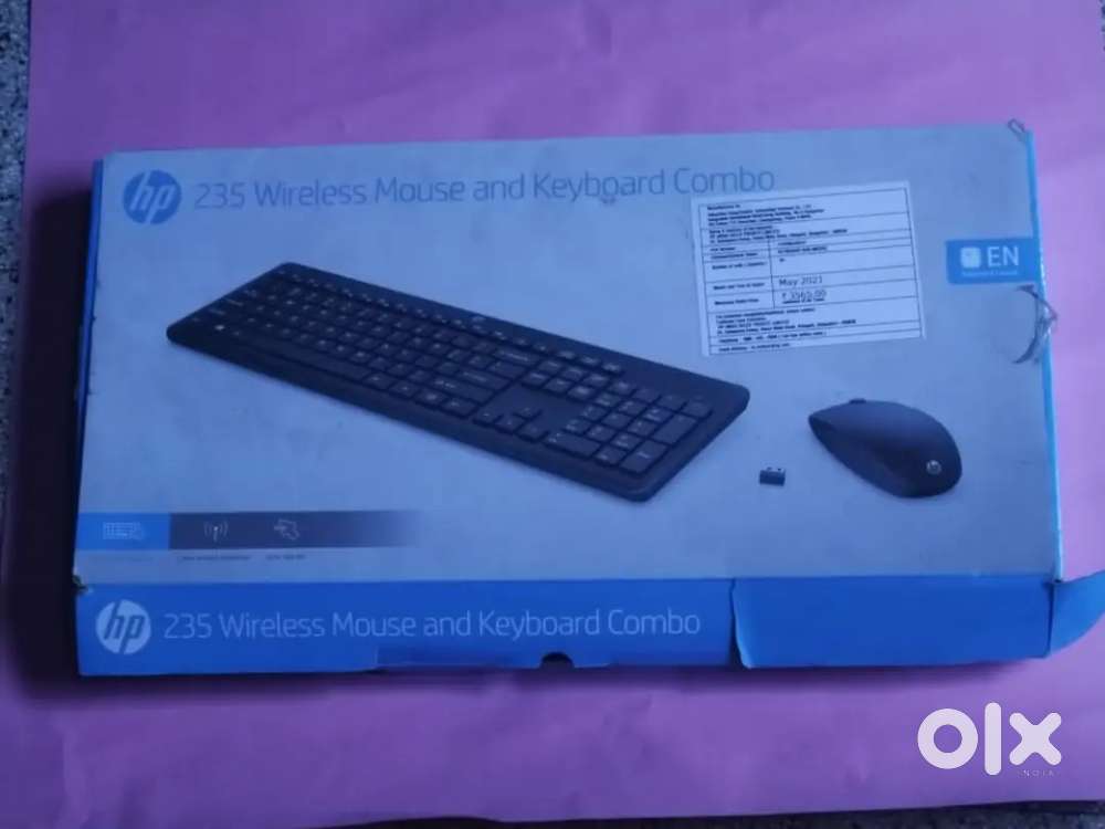 HP wireless keyboard and mouse combo