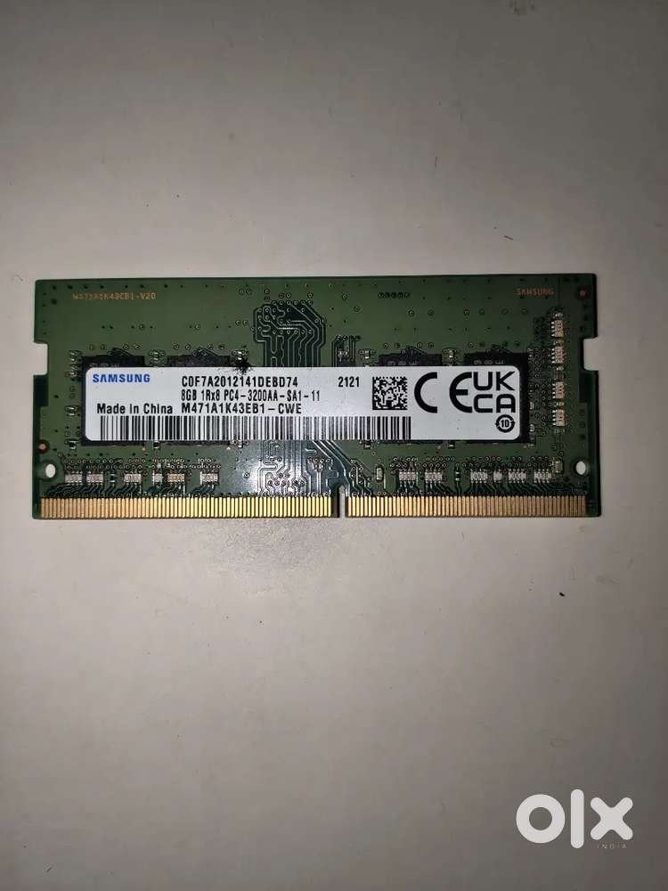 8gb Laptop Ram DDR4 3200 mhz