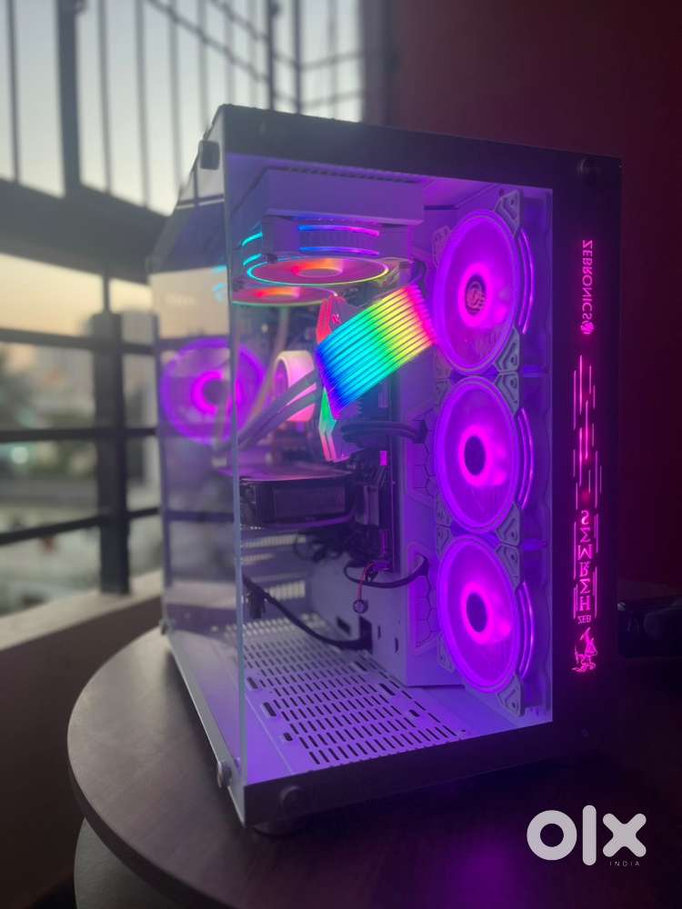 Gaming/Editing PC, White + RGB Built
