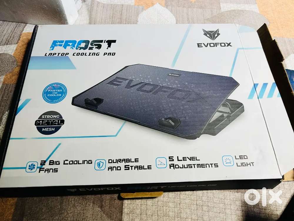 EvoFox Frost Laptop Cooling Pad – Dual Big Fans