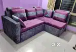 New brand l sofa cum bed hydraulic system