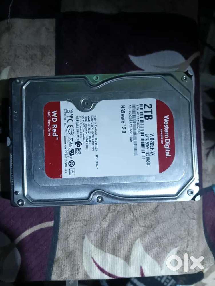 2TB WD RED Harddrive 5300 Only secound Hand Good condition