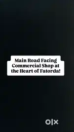 Main Road Facing Commercial Shop at the Heart of Fatorda!