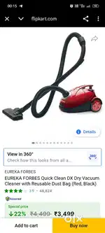 Eureka Forbes Quick Clean DX Vacuum Cleaner 1200w