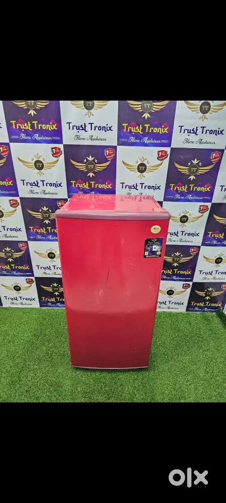 Lg cherry red single door fridge working condition