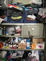 metal almirah with locker - in perfect condition