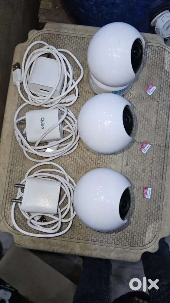 hero qubo camera smart cam 360  with memory card 128GB simmtronics