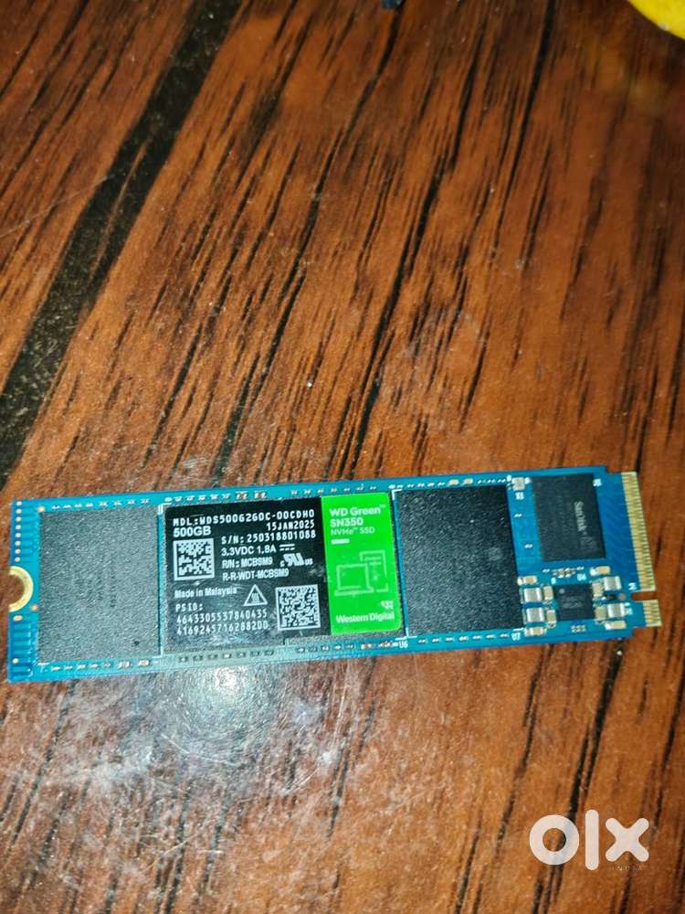 Western Digital 500GB NVMe SSD – Like New (Only 2 Months Old)