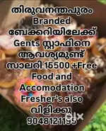Wanted Counter staffs at bakery