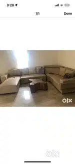 L shaped sofa +Launge