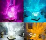 Wave Projector Light, Romantic LED Night Light with 3D Water Wave Effe