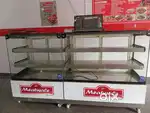 Glass display stainless steel freeze for bakery