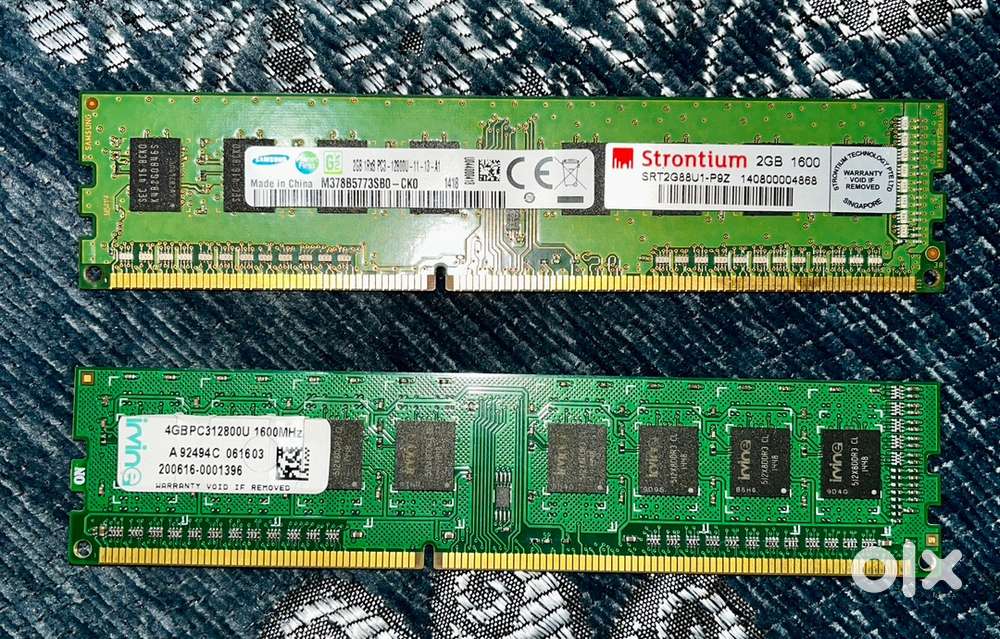 6GB DDR3 RAMs ( 2 + 4 )