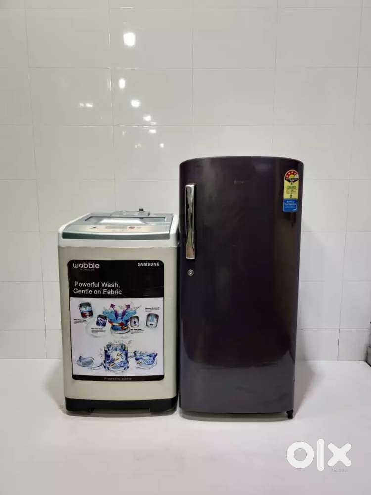 Best combo offer available Samsung refrigerator and washing machine
