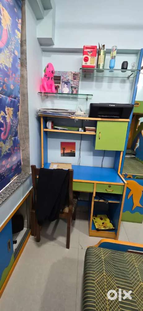 Study cum computer table with chair