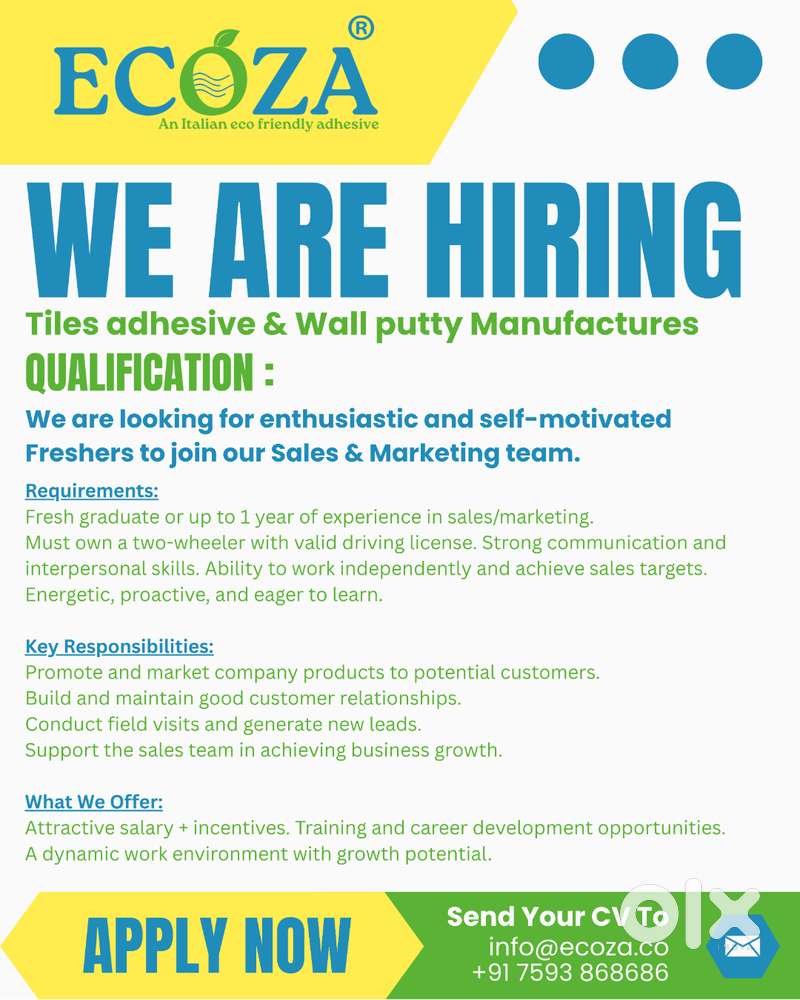 Sales Executive & Technical Engineer