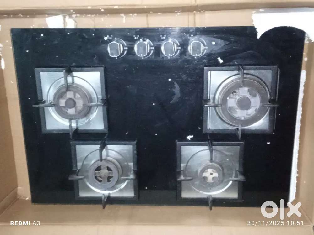 Premium glass gas stove