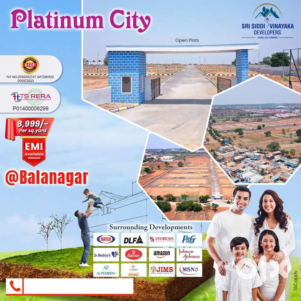 Open Villa Plots @ Shadnagar Bangalore highway