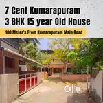 Near Road Kumarapuram 7Cent 3BHK old House