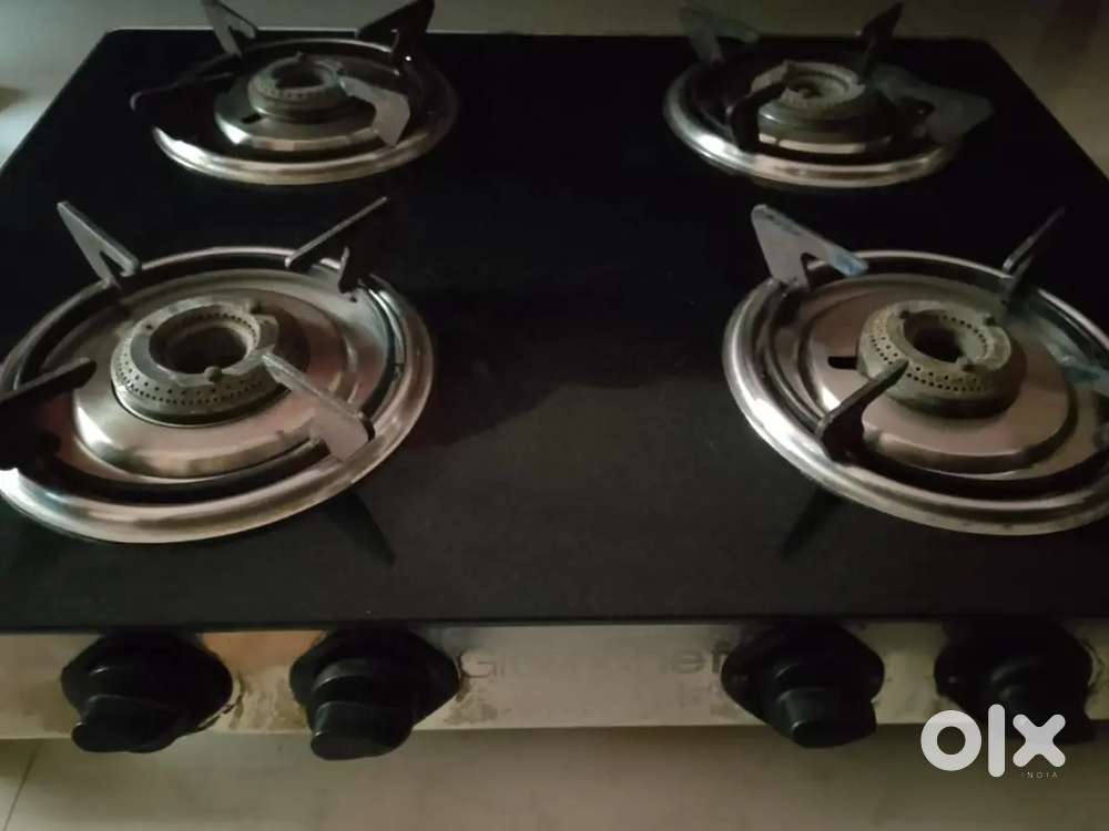 4 burner gas stove