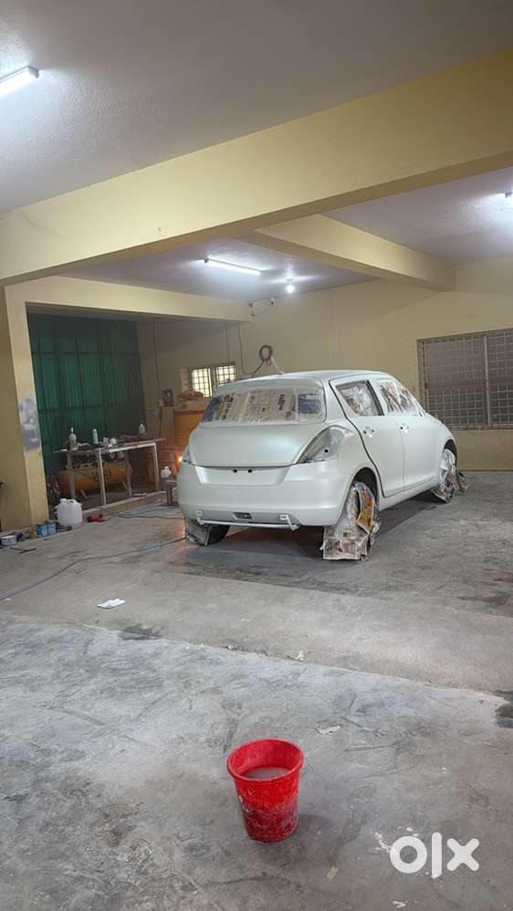 Car washing, polishing, driving